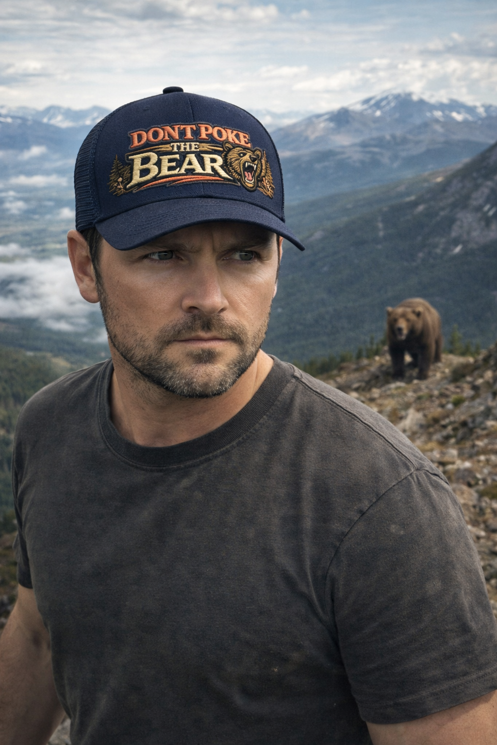 Don’t Poke The Bear™ Trucker Hat – Rugged Outdoor Snapback